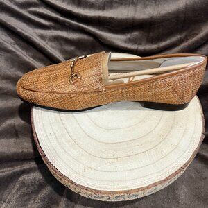 Sam Edelman Loraine Cuoio Weave Bit Loafer,  Size 7.5